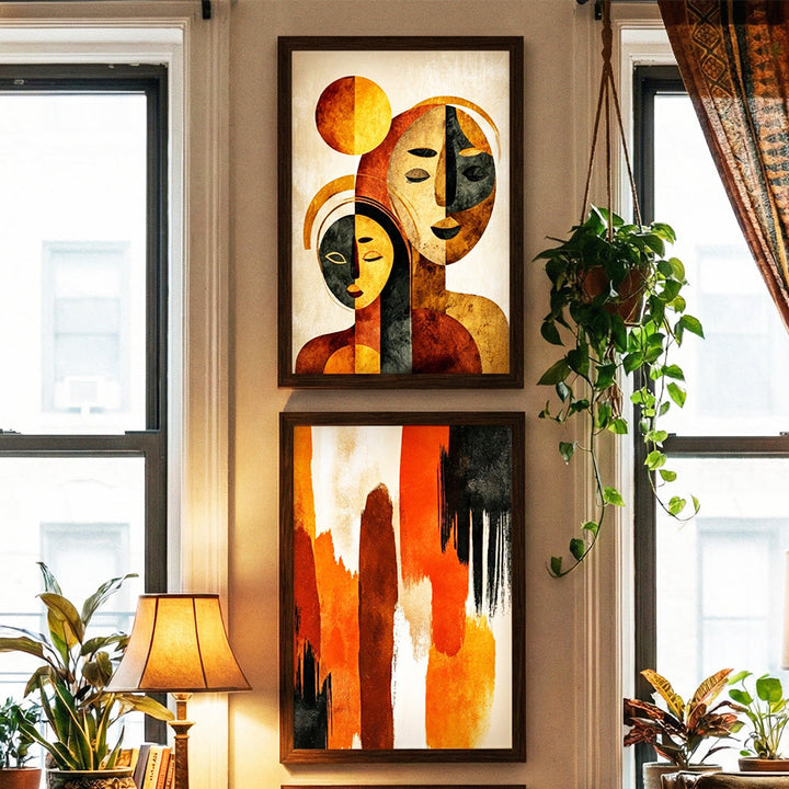How to Create an Afro-Boho Gallery Wall That Feels Calm, Not Cluttered