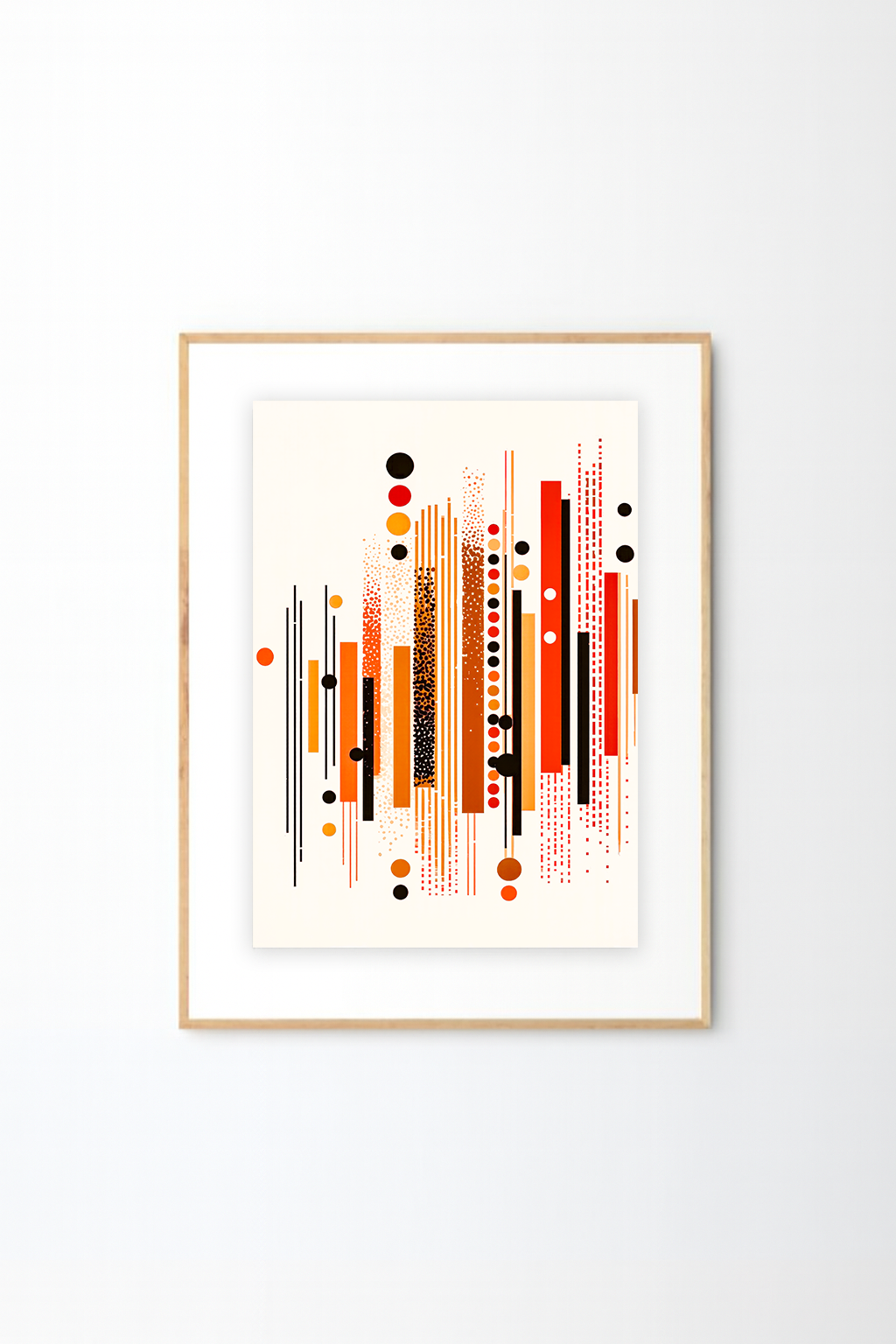 Afro-Modern Wall Art | Geometric Tribal Rhythm Print